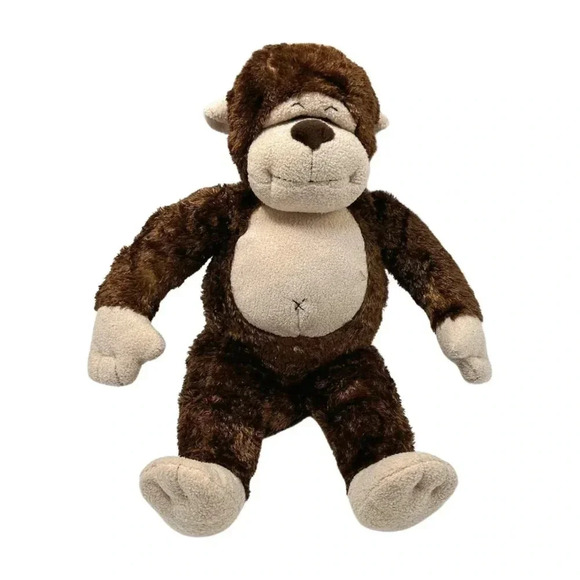 BAB Build-A-Bear Plush Gorilla 18 in  Denim Shorts - Picture 6 of 9